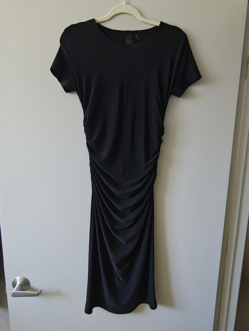 Norma kamali Short Sleeve Ruched Dress